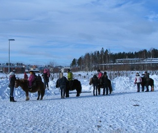 Ponitalutukseen jonotettiin, kuva: Liisi Myllykangas